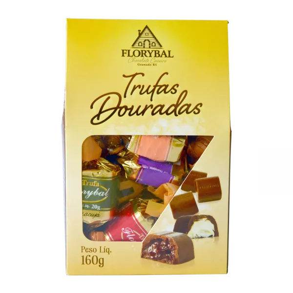 0ab84587ce71c71d5a9b8719063a9101 Caixa Trufas Douradas 160g - Imagem 1